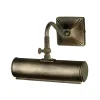 Picture Lights gallerilampe, sort, guld, 19 cm