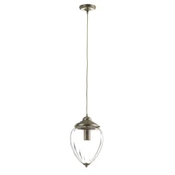 Pineapple pendellampe, antik messing
