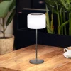 Pino LED-akku-bordlampe, solar, sandsort