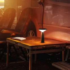 Pinto LED-bordlampe, CCT, sort