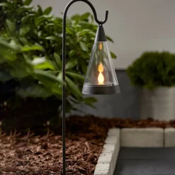 Pisa 3-i-1 LED-solcellelampe, valgfrit jordspyd
