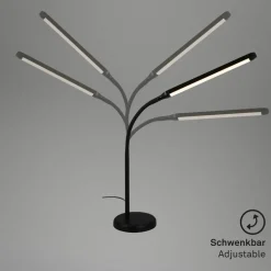 Pivaz LED-bordlampe, touch-dæmper, sort
