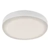 Plat LED-indbygningsspot, hvid, Ø 7,5 cm, 4.000K