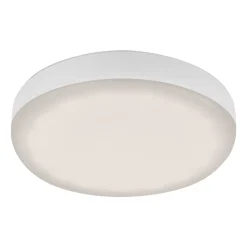 Plat LED-indbygningsspot, hvid, Ø 7,5 cm, 4.000K