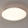 Pollux loftlampe, Ø 27 cm, plast, bevægelsessensor