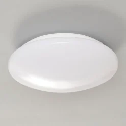 Pollux loftlampe, Ø 27 cm, plast, bevægelsessensor