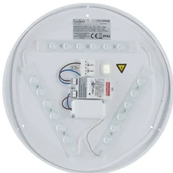 Porz LED-loftlampe IP44, HF-sensor, hvid