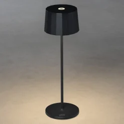 Positano LED-bordlampe til udendørs brug, sort