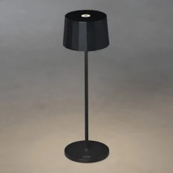 Positano LED-bordlampe til udendørs brug, sort