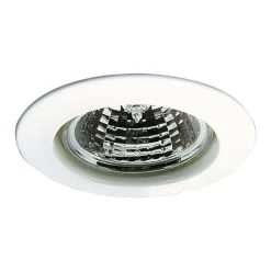 Premium Secure HV indbygget lampe i hvidt
