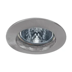 Premium Secure HV indbygget lampe i børstet jern