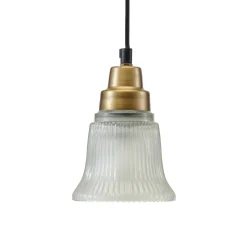 PR Home Emmi hængelampe, antik messingfarve, Ø 12 cm