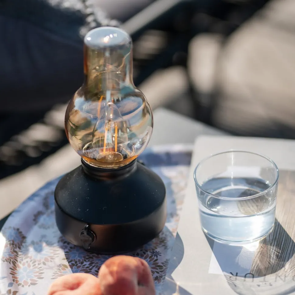 PR Home Glimt LED-terrasselampe, sort, IP44