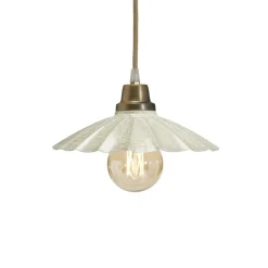 PR Home Hængelampe Ester, offwhite, Ø 24 cm, jern stik