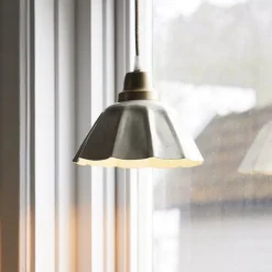 PR Home Hængelampe Ester, offwhite, Ø 17 cm, jern stik