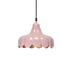 PR Home hængelampe Wells Small, pink/guld, Ø 24 cm, stik