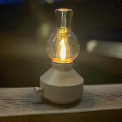 PR Home LED-terrasselampe Glimt, beige, IP44 21,3 cm
