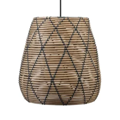 PR Home Lollo udendørs pendel, naturligt rattan-look, Ø 38 cm