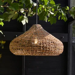 PR Home Mira udendørs hængelampe, Lampakanay, stik, Ø 58 cm