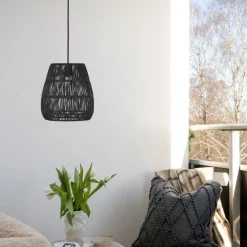 PR Home Saigon udendørs hængelampe sort Ø28cm kabel 2,5m