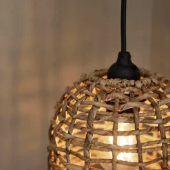 PR Home udendørs hængelampe Cebu, Ø 17 cm, Lampakanay, stik