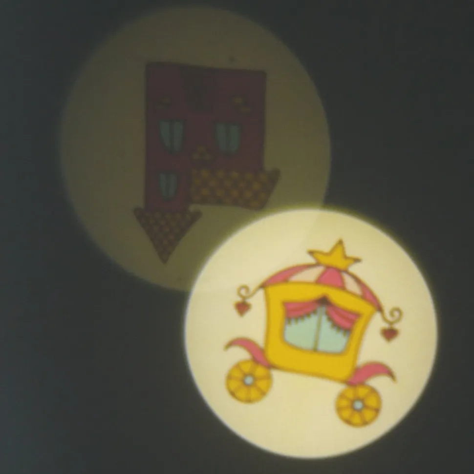 Prinsesse LED-natlampe, 3-delt, til stikkontakt