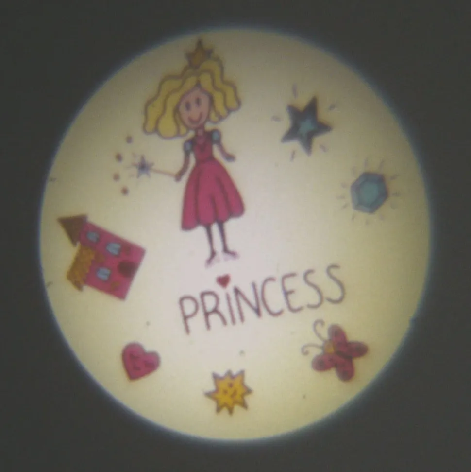 Prinsesse LED-natlampe, til stikkontakt
