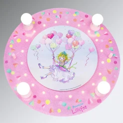 Prinsesse Lillifee loftlampe med LED'er, rund