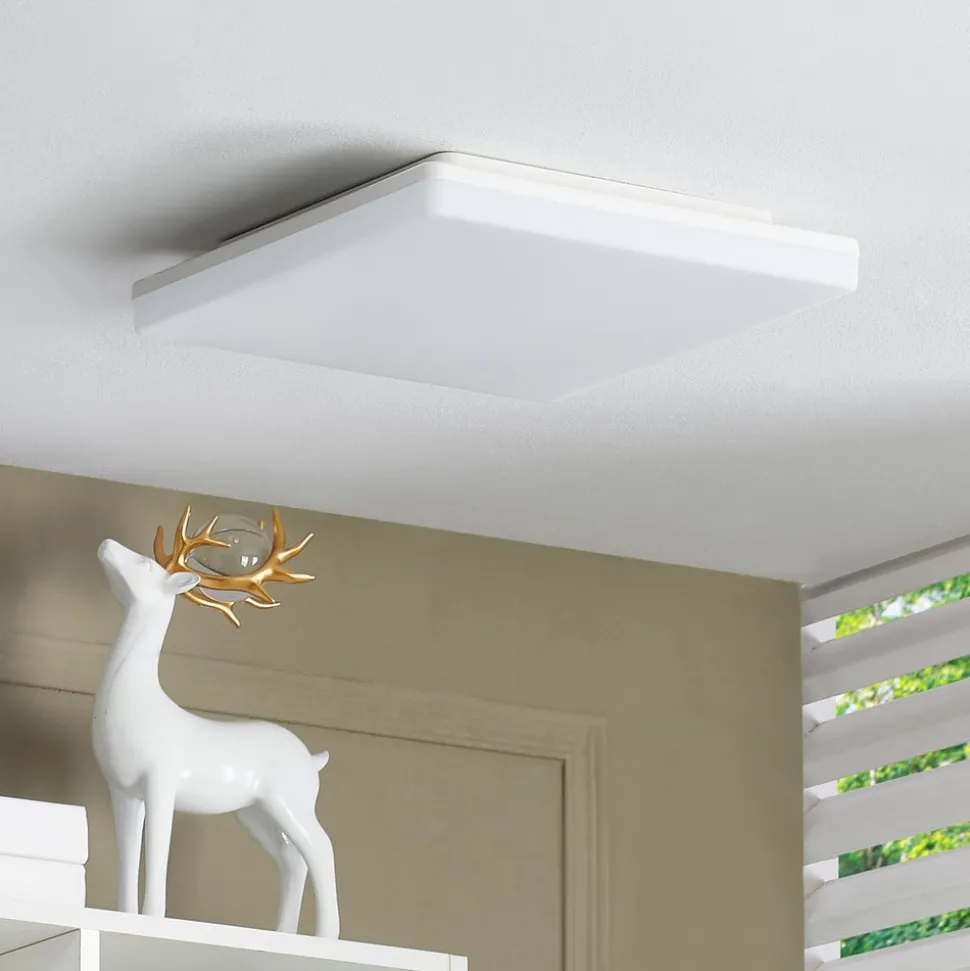 Prios Artin LED-loftlampe, kantet, 28 cm