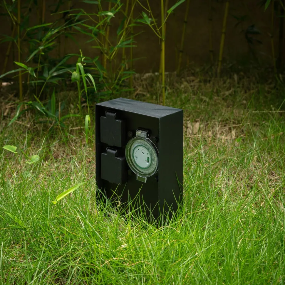 Prios Foranda kraftsøjle, 2 timer sort 23 cm