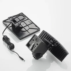 Prios Kalvito LED-solcellevægspot, sensor 2 lk