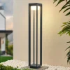 Prios LED-gadelampe Gamion, 90 cm, antracit, metal, IP54