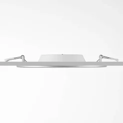 Prios LED-indbygningslampe Cadance, sølv, 24 cm, CCT, IP44
