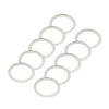 Prios LED-indbygningslampe Cadance, hvid, 24 cm, sæt med 10, CCT
