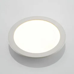 Prios LED-indbygningslampe Cadance, hvid, 24 cm, sæt med 10, CCT
