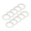 Prios LED-indbygningslampe Cadance, hvid, 12 cm, sæt med 10, CCT