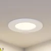 Prios LED-indbygningslampe Cadance, hvid, 12 cm, CCT, IP44