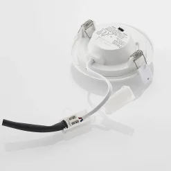 Prios LED-indbygningslampe Cadance, hvid, 12 cm, CCT, IP44