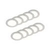 Prios LED-indbygningslampe Cadance, sølv, 17 cm, sæt med 10, CCT