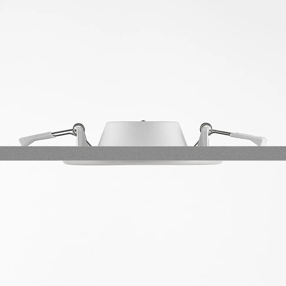 Prios LED-indbygningslampe Cadance, hvid, 12 cm, sæt med 3, CCT
