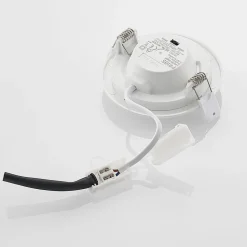 Prios LED-indbygningslampe Cadance, hvid, 12 cm, sæt med 3, CCT