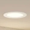 Prios LED-indbygningslampe Cadance, hvid, 17 cm, CCT, IP44