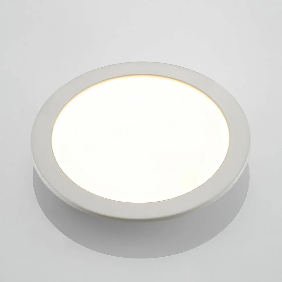 Prios LED-indbygningslampe Cadance, hvid, 24 cm, CCT, IP44