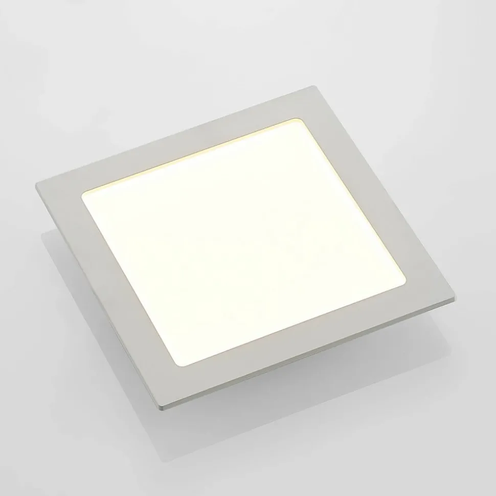Prios LED-indbygningslampe Helina, hvid, 22 cm, 18 W, dæmpbar