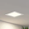 Prios LED-indbygningslampe Helina, sølv, 22 cm, 18 W, dæmpbar
