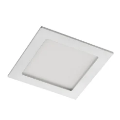 Prios LED-indbygningslampe Helina, sølv, 22 cm, 18 W, dæmpbar