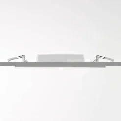 Prios LED-indbygningslampe Helina, sølv, 22 cm, 24 W, dæmpbar