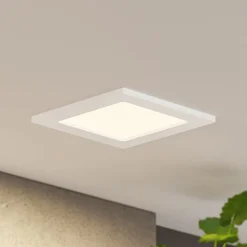 Prios LED-indbygningslampe Helina, hvid, 11,5 cm, dæmpbar