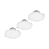 Prios LED-indbygningslampe Rida, 3 enheder, hvid, 23 cm, 25W, CCT, IP44