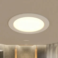 Prios LED-indbygningslampe Rida, 3 enheder, hvid, 23 cm, 25W, CCT, IP44